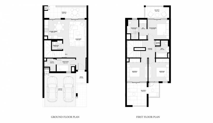 Plans Bliss 2 Townhouses