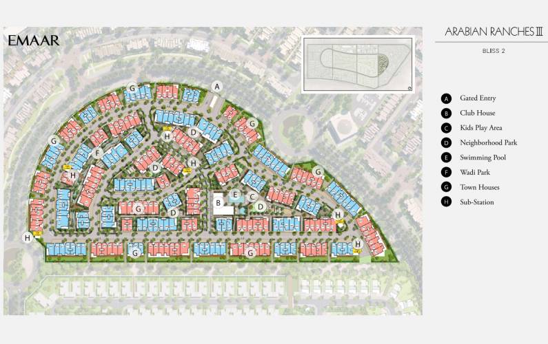 Site plan – Bliss 2 Townhouses