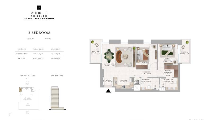 Plans Address Residences at Dubai Creek Harbour