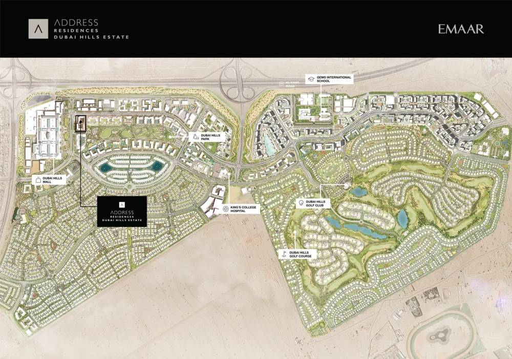 General plan – Address Residences at Dubai Hills Estate#1