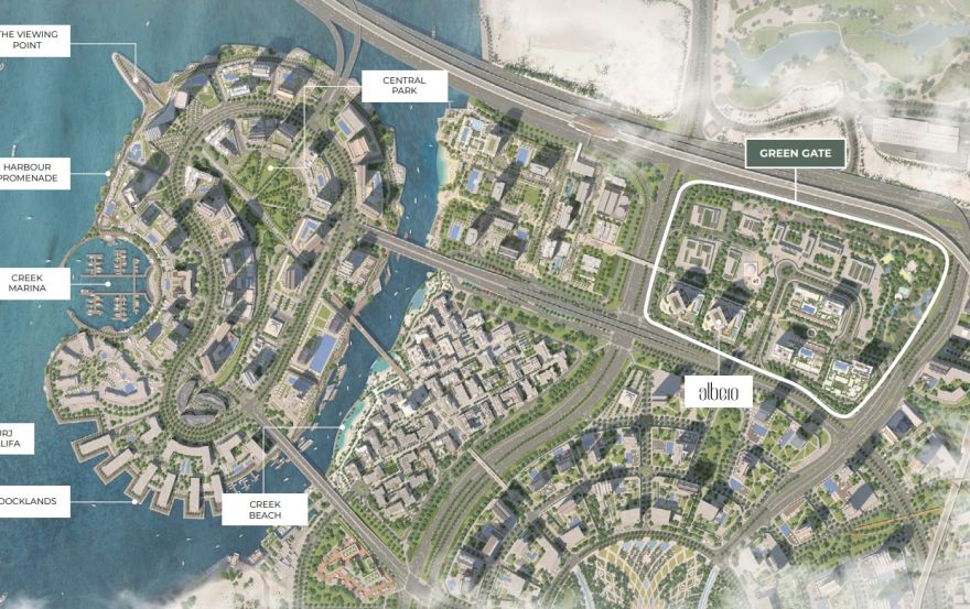 Site plan – Albero at Green Gate