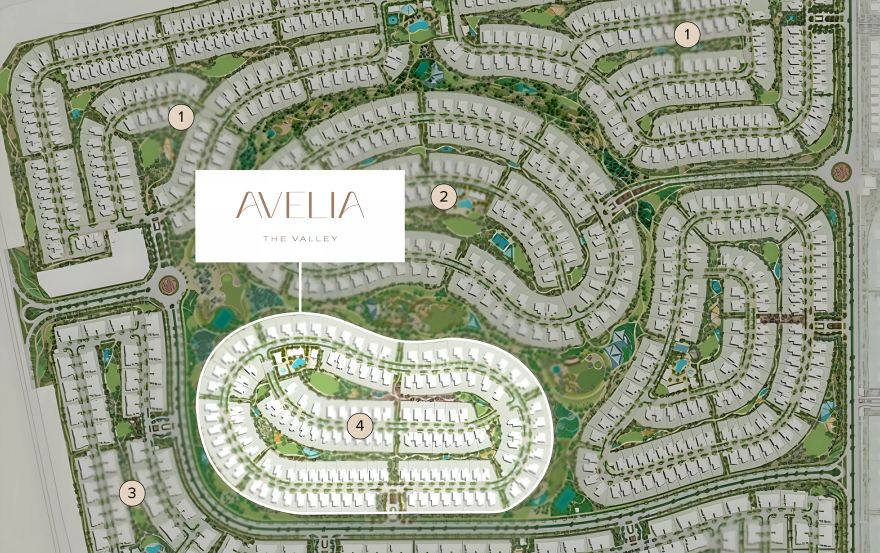 Site plan – Avelia The Valley
