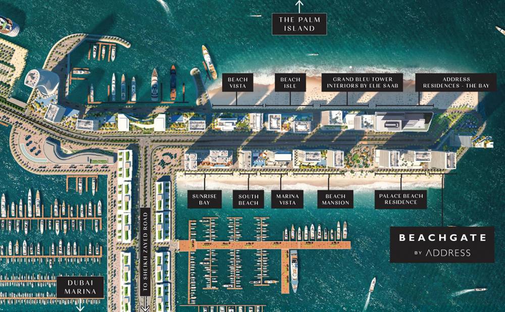 General plan – Beachgate by Address#1