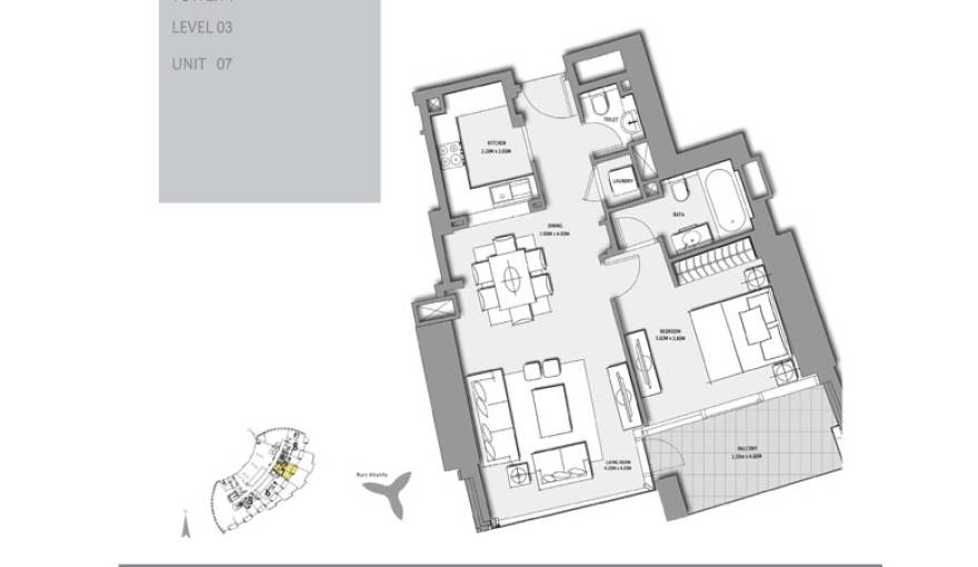Plans Burj Vista
