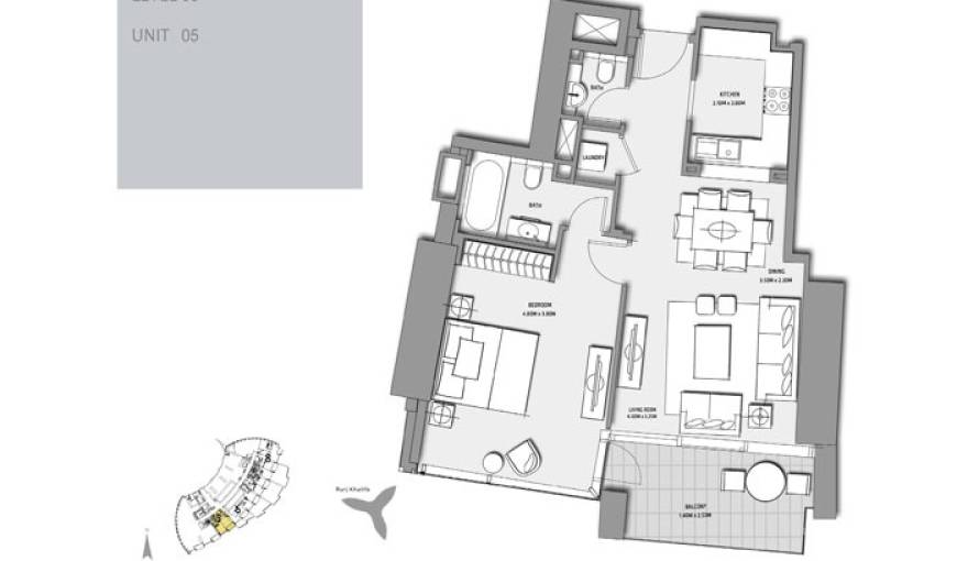 Plans Burj Vista
