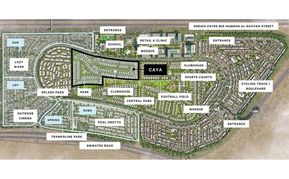 General plan – Caya Villas#1