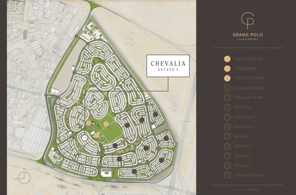 General plan – Chevalia Estate 2#1