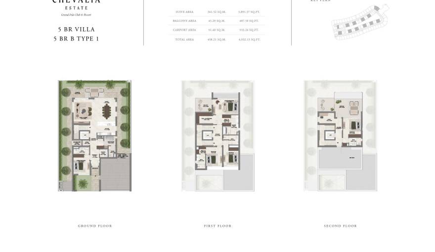 Plans Chevalia Estate