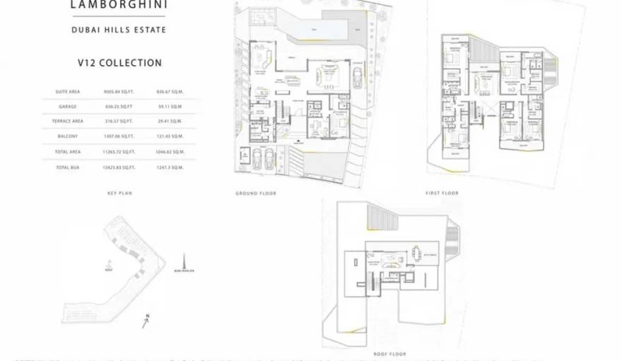 Plans Dubai Hills Vista