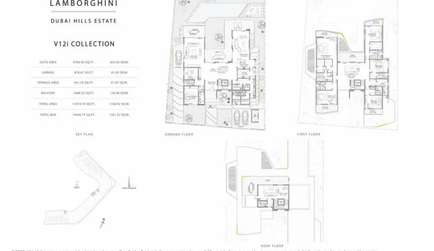 Plans Dubai Hills Vista