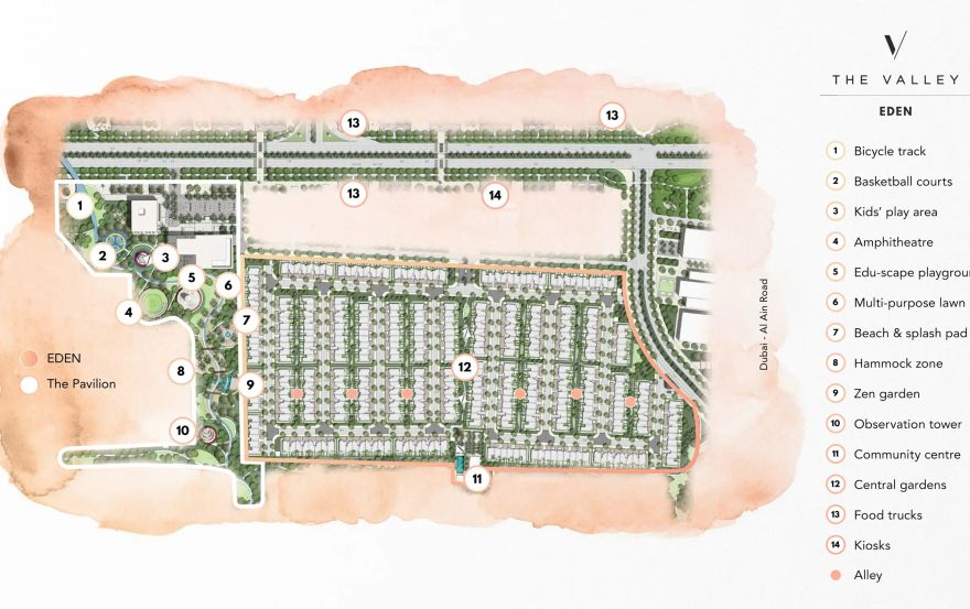 Site plan – Eden The Valley