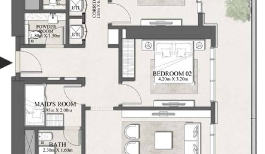 Plans Emaar Beachgate