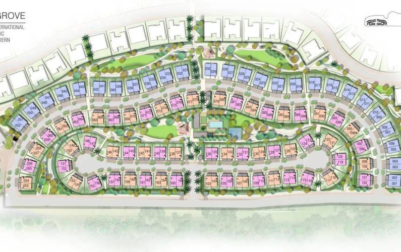 General plan – Emaar Grove Villas #1