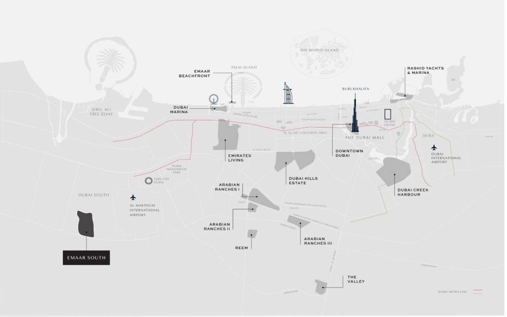 General plan – Emaar South project#1