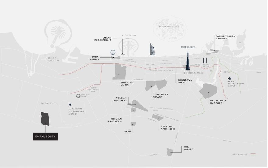 Site plan – Emaar South project