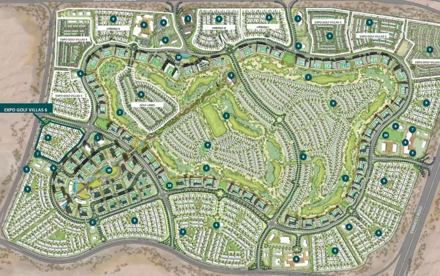 Site plan – Expo Golf Villas 6