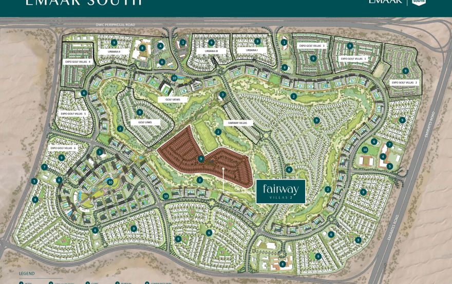 Site plan – Fairway Villas 2