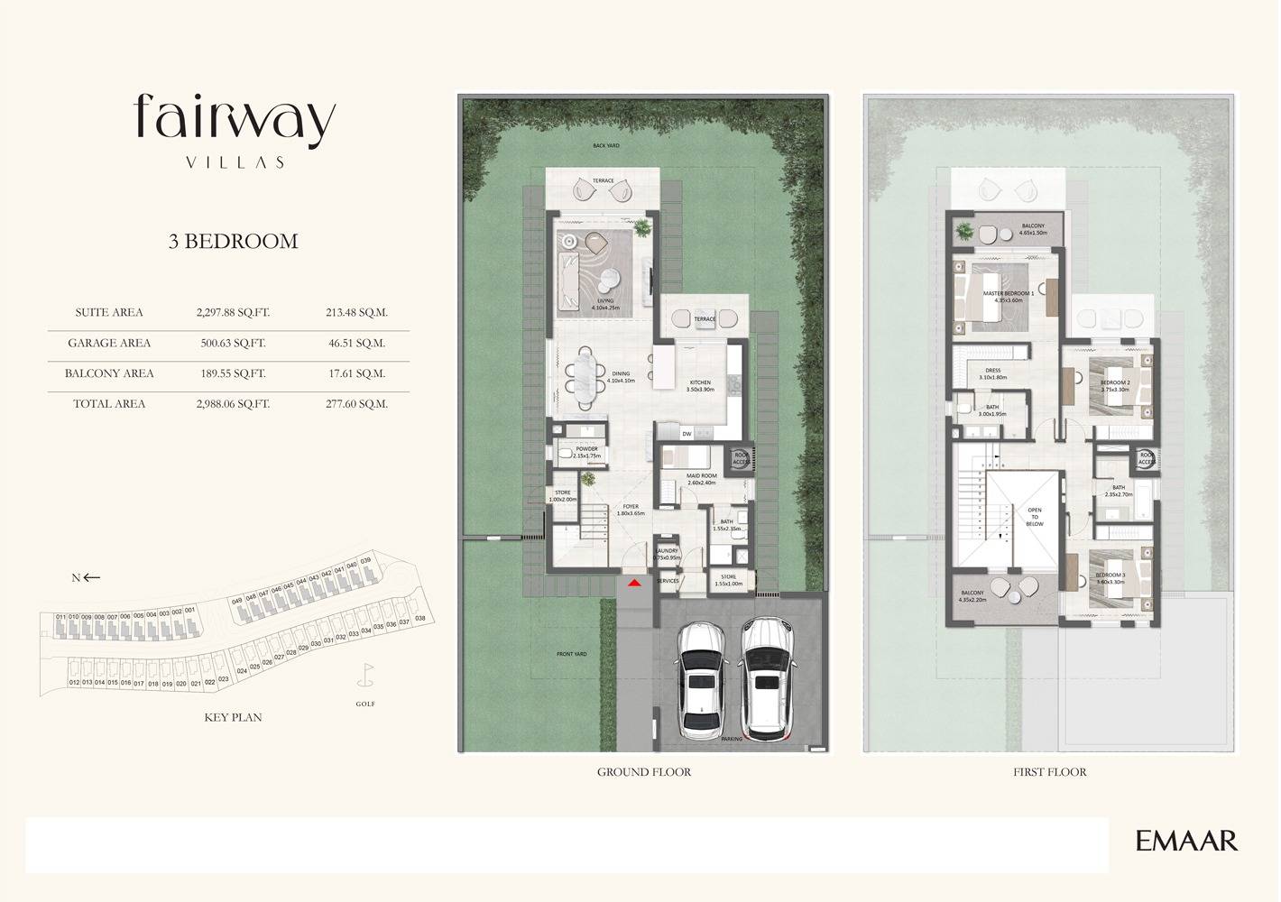 Plans Fairway Villas 3 #1
