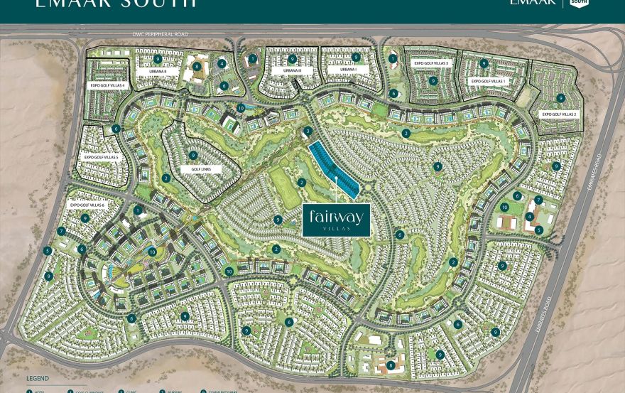 Site plan – Fairway Villas