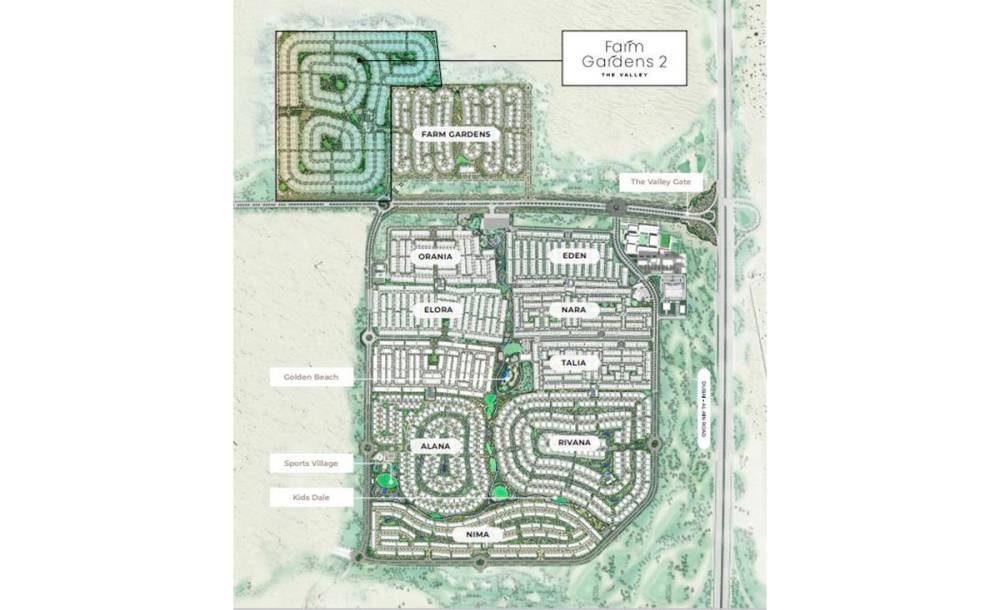 General plan – Farm Gardens Villas 2 (The Valley)#2