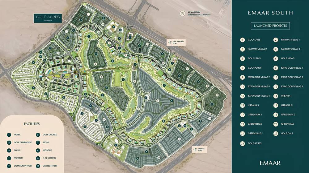 General plan – Golf Acres#1