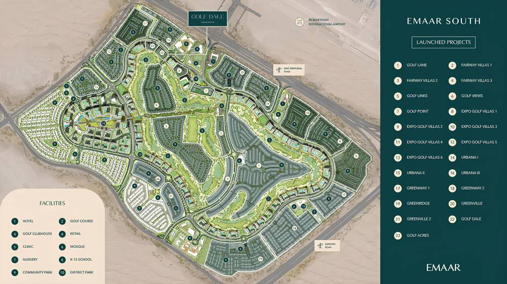 General plan – Golf Dale#1