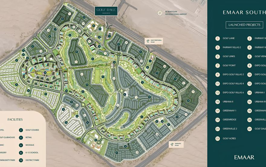 Site plan – Golf Dale