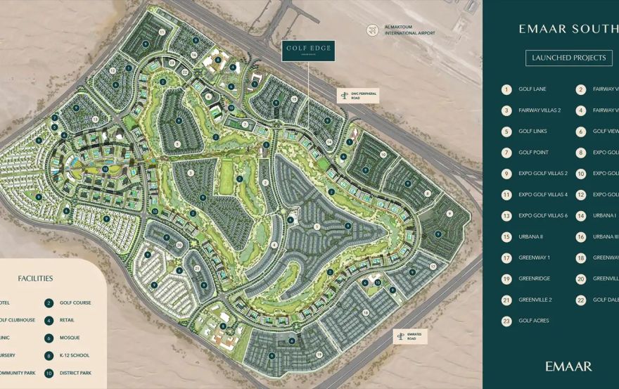 Site plan – Golf Edge