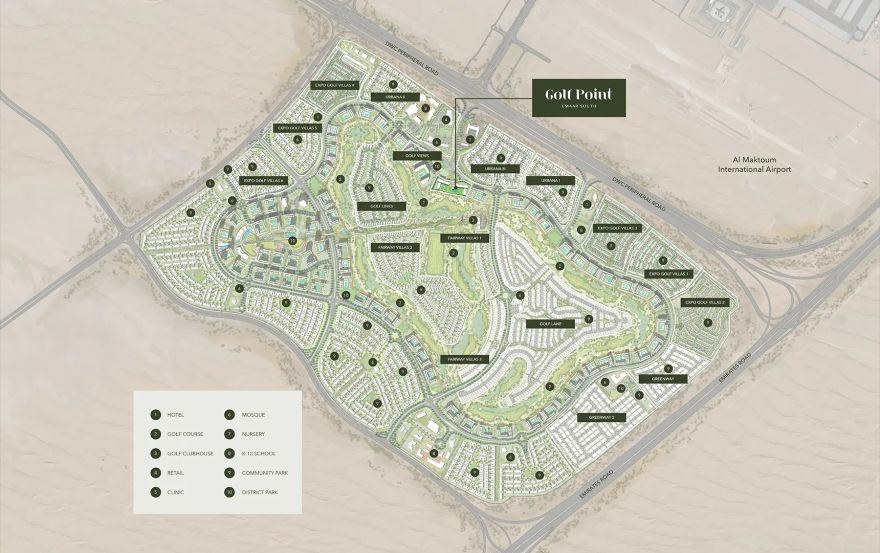 Site plan – Golf Point