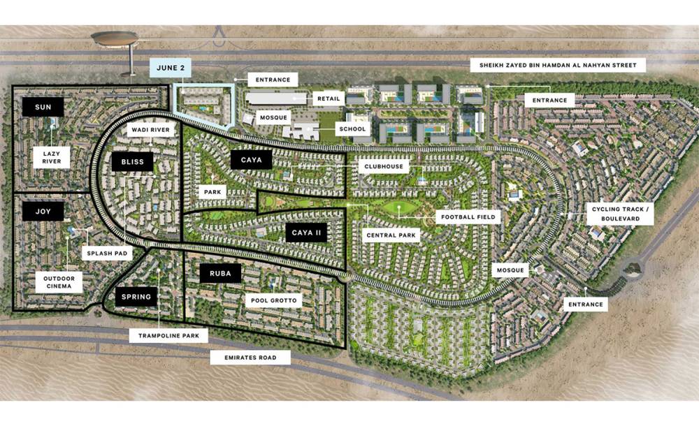 General plan – June Villas#2
