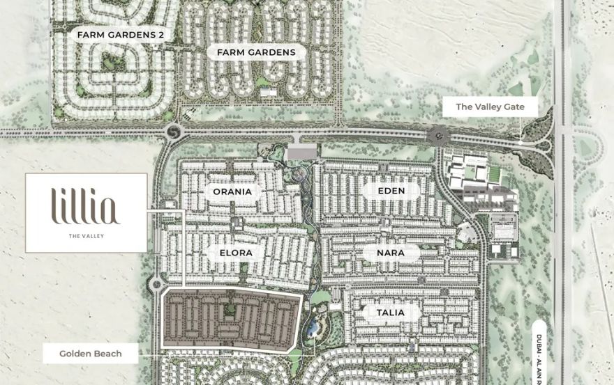 Site plan – Lillia at The Valley