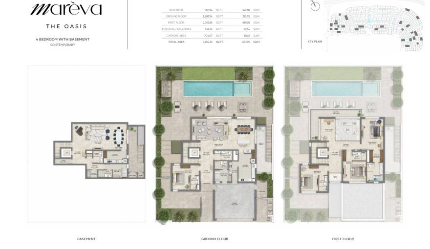 Plans Mareva The Oasis