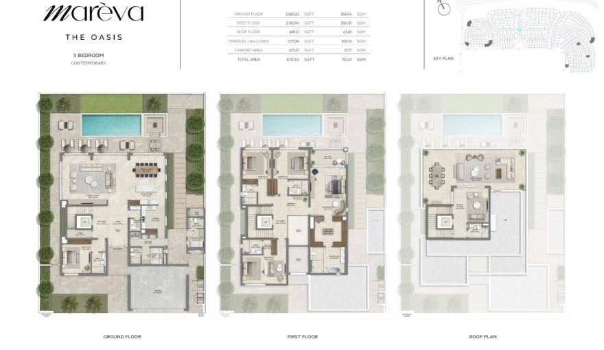 Plans Mareva The Oasis