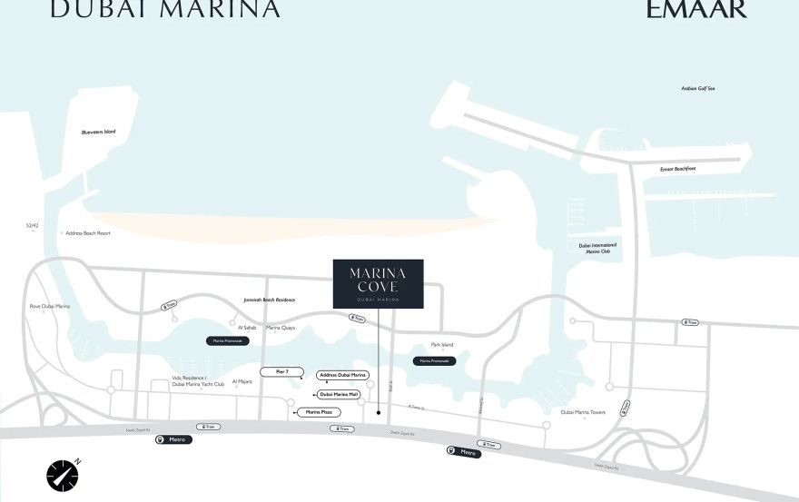 Site plan – Marina Cove