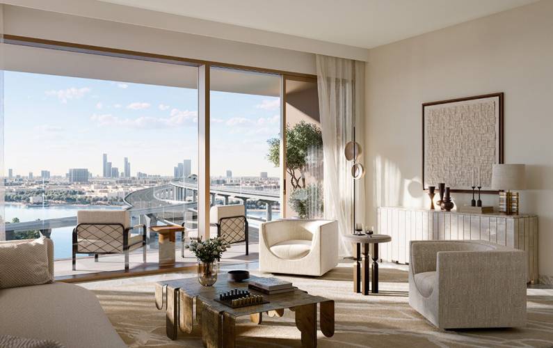 Interior design – Palace Residences Creek Blue
