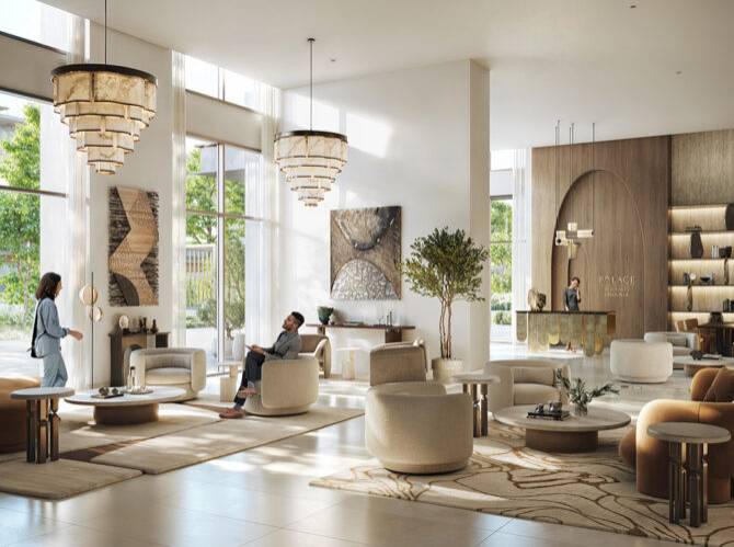 Interior design – Palace Residences Creek Blue#3