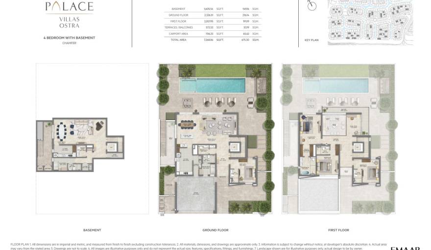 Plans Palace Villas Ostra