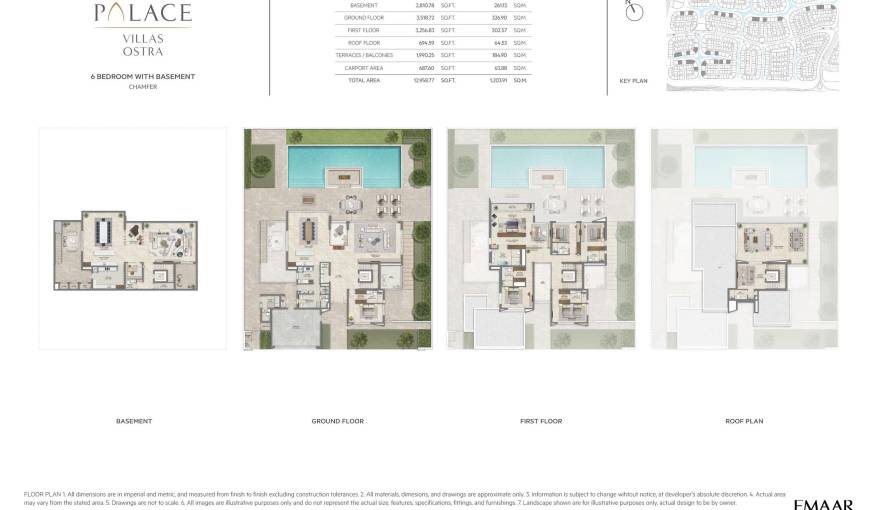 Plans Palace Villas Ostra