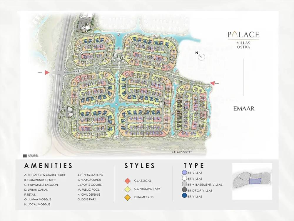General plan – Palace Villas Ostra#1