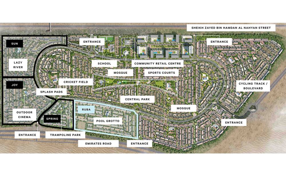 General plan – Ruba Townhouses#1