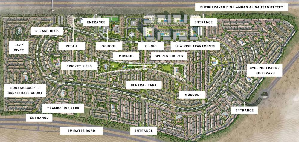 General plan – Ruba Townhouses II#1