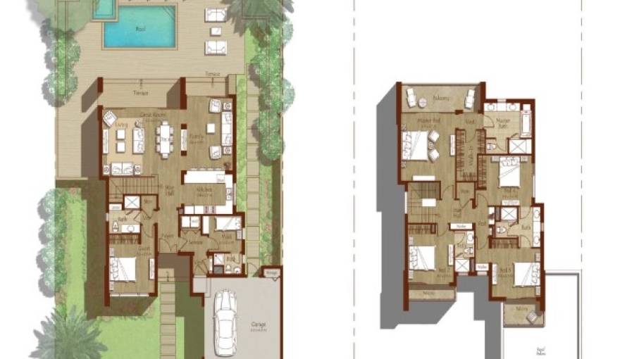 Plans Sidra Villas I