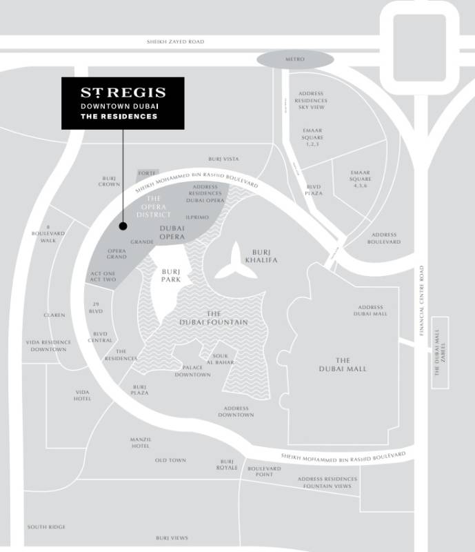 General plan – St. Regis Downtown#1