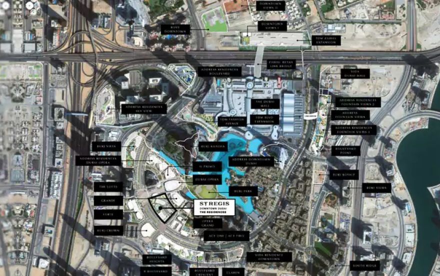 Site plan – St. Regis Residences