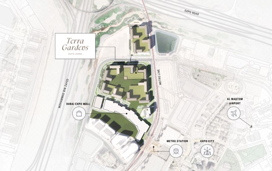 Site plan – Terra Gardens