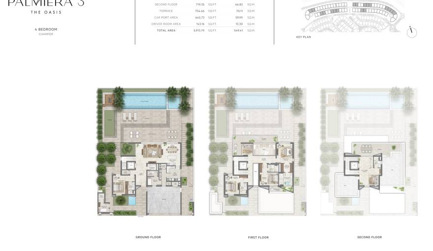 Plans The Oasis Palmiera 3