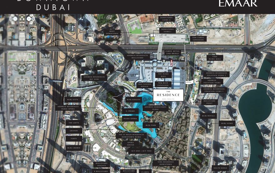 Site plan – The Residence Burj Khalifa