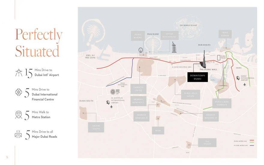 General plan – Vida Dubai Mall Apartments#1