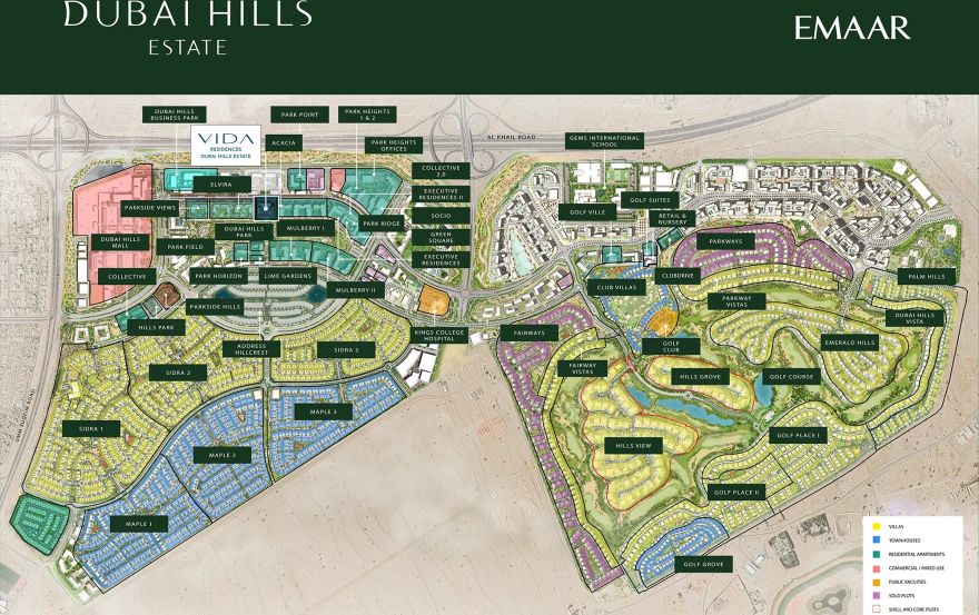 Site plan – Vida Residences