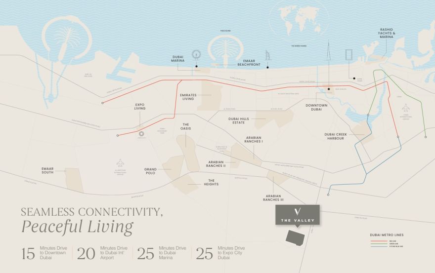 Site plan – Vindera The Valley